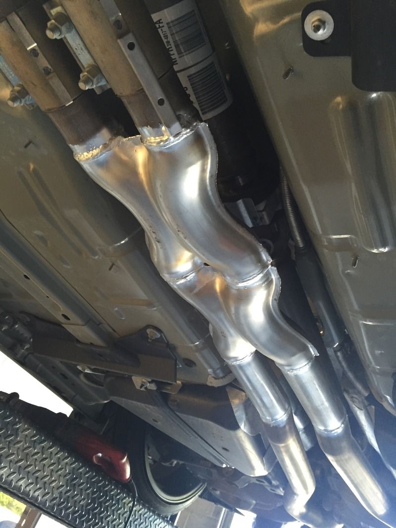 drone/rasp free custom exhaust under 450 installed 2015+ S550